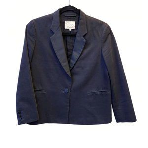 3.1 green Phillip Lim Women’s Black One-Button Blazer sz 8